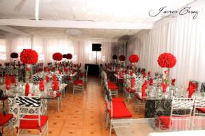 Χώρος καθιστικού στο Hosteria El Surillal