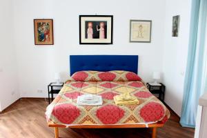 Un pat sau paturi într-o cameră la A Casa di Vale