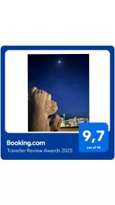 a screenshot of a website with a picture of a statue at Paradise Sea Terrace in Monopoli
