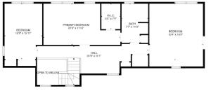 Private Saltwater Pool Game Room near Beaches في بارنستابل: مخطط طابقي للمنزل