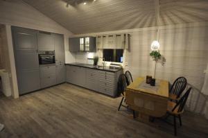 Kjøkken eller kjøkkenkrok på Etne Hytter