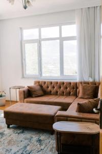 Ein Sitzbereich in der Unterkunft Cozy Mountain View House Near Olympos & Adrasan