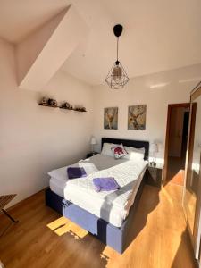 a bedroom with a large bed in a room at PM Services Semiramida Apartments in Borovets +114 photos
