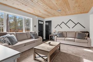 พื้นที่นั่งเล่นของ Cozy Cinema Cabin - Hot Tub and More