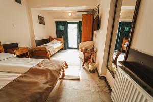 Letto o letti in una camera di B&B Passage