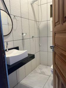 Koupelna v ubytování Hotel Fazenda Bonito