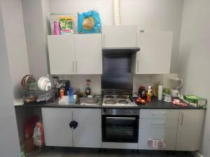 Η κουζίνα ή μικρή κουζίνα στο Ashton Apartment +4 φωτογραφίες