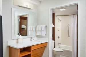 SpringHill Suites by Marriott Chicago Southwest at Burr Ridge Hinsdale的一间浴室