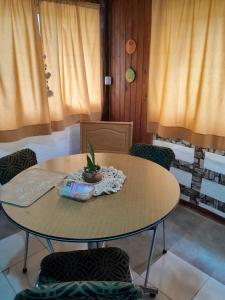 Posezení v ubytování cabañas en reyes