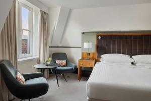 Postel nebo postele na pokoji v ubytování Leeds Marriott Hotel + 37 fotografií