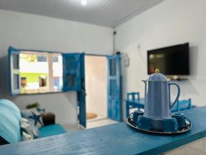 TV a/nebo společenská místnost v ubytování Casa Grécia Jericoacoara
