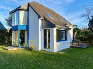 Bygningen som feriehuset ligger i