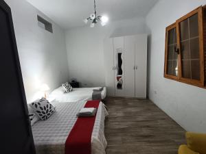 Postel nebo postele na pokoji v ubytování Villa de Ingenio JAVAZU