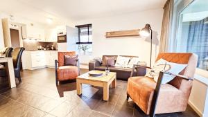 Η κουζίνα ή μικρή κουζίνα στο Waddenresidentie Ameland - 2 en 4 persoons appartementen