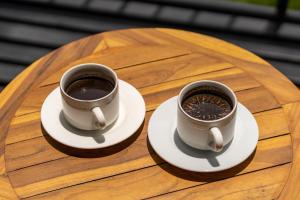 Puncak Gunung Kintamani的咖啡和沏茶工具