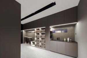 Cucina o angolo cottura di Atour Light Hotel Xiamen Convention and Exhibition Center Software Park Phase II