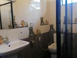 Hanthana view في بيرادنيا: حمام مع حوض غسيل أبيض ومرحاض +36 صورة