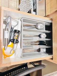 Η κουζίνα ή μικρή κουζίνα στο Departamento 1D-1B hasta 4 personas, Parking, AC, Calefaccion