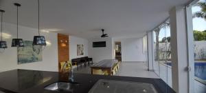 TV a/nebo společenská místnost v ubytování Casa Desejada na Morada da Praia