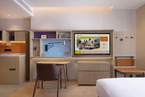 A cozinha ou cozinha compacta de Home2 Suite by Hilton Shenyang Yuhong