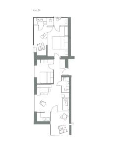 Půdorys ubytování Oberfallerhof Apartment Oi
