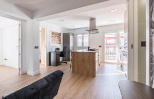 Køkken eller tekøkken på Acogedor apartamento en Leganés + 17 billeder