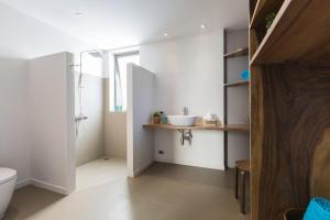 a bathroom with a sink and a toilet in it at 2br boutique style villa Lipe in Bang Rak Beach +12 photos