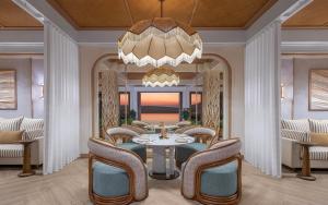 Ruang duduk di Anantara Qasr al Sarab Desert Resort