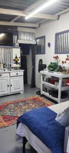 Η κουζίνα ή μικρή κουζίνα στο Babushka backpackers
