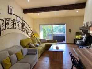 Χώρος καθιστικού στο Mas D'en Portes