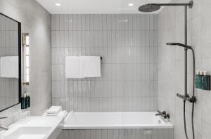 Koupelna v ubytování Home Hotel Tapetfabriken