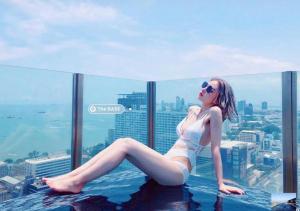 Gestir sem dvelja á The Base海景网红顶层无边泳池 双卧室套房