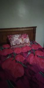 Ένα ή περισσότερα κρεβάτια σε δωμάτιο στο Agadir apartment