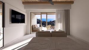 A television and/or entertainment centre at Paralos Irini Mare
