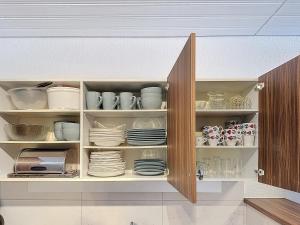 A cozinha ou kitchenette de Morgins Cosy, Ski-in & out, Parking, Vue, Central, Wifi