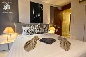 Ένα ή περισσότερα κρεβάτια σε δωμάτιο στο Villa Tree Samui - Unique 5BR Tropical Villa +43 φωτογραφίες