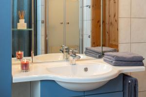 Kúpeľňa v ubytovaní Chalet Zugspitzblick + 18 fotografií