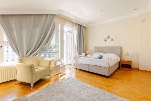 Postel nebo postele na pokoji v ubytování FeWo-Antalya Holiday Appartments
