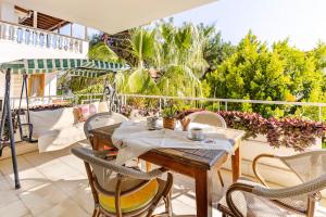 Balkón nebo terasa v ubytování FeWo-Antalya Holiday Appartments