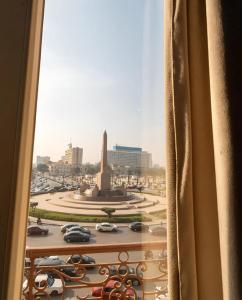 Linna Kairo üldine vaade või majutusasutusest El Tahrir View Hotel pildistatud vaade