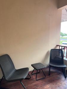 Ruang duduk di Seaview Apartel