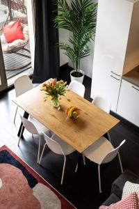 Posezení v ubytování Modern loft-apartments in Prague