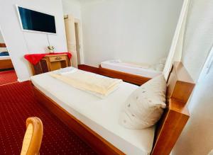 TV a/nebo společenská místnost v ubytování Pension De Lux Augsburg + 8 fotografií