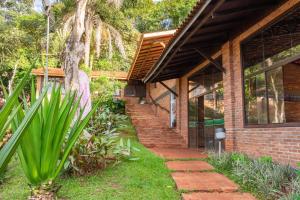 Um jardim em Hotel Colonial Iguaçu