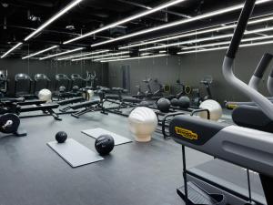 Fitness centrum a/nebo fitness zařízení v ubytování Mitsui Garden Hotel Roppongi Tokyo Premier