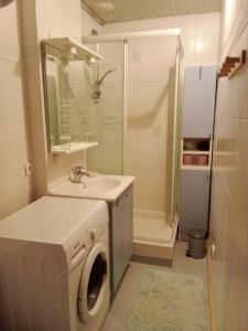 Ένα μπάνιο στο Appartement des cimes du Granier