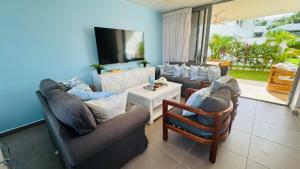 Istumisnurk majutusasutuses 3 Bedroom Punta Popy Beach Villa