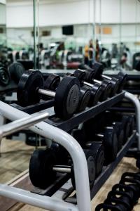 Fitness centrum a/nebo fitness zařízení v ubytování Grand Mogador Agdal & Spa