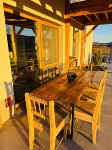 En balkon eller terrasse på Holiday House Brezno