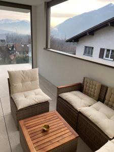 Posezení v ubytování Engler Apartments